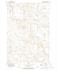 Mud Buttes North Dakota Historical topographic map, 1:24000 scale, 7.5 X 7.5 Minute, Year 1973