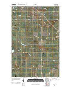 Niagara North Dakota Historical topographic map, 1:24000 scale, 7.5 X 7.5 Minute, Year 2011