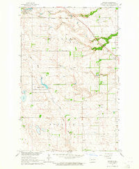 Niagara North Dakota Historical topographic map, 1:24000 scale, 7.5 X 7.5 Minute, Year 1963
