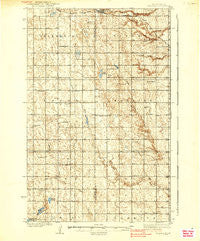 Niagara North Dakota Historical topographic map, 1:62500 scale, 15 X 15 Minute, Year 1939