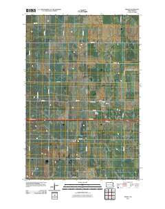 Oriska North Dakota Historical topographic map, 1:24000 scale, 7.5 X 7.5 Minute, Year 2011