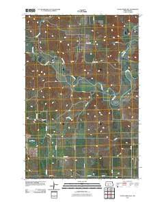 Otter Creek East North Dakota Historical topographic map, 1:24000 scale, 7.5 X 7.5 Minute, Year 2011
