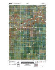 Parshall NE North Dakota Historical topographic map, 1:24000 scale, 7.5 X 7.5 Minute, Year 2011