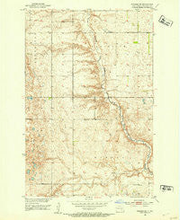 Pingree SW North Dakota Historical topographic map, 1:24000 scale, 7.5 X 7.5 Minute, Year 1952