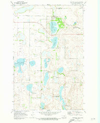 Pleasant Lake North Dakota Historical topographic map, 1:24000 scale, 7.5 X 7.5 Minute, Year 1971