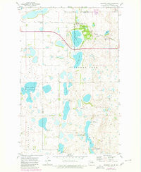 Pleasant Lake North Dakota Historical topographic map, 1:24000 scale, 7.5 X 7.5 Minute, Year 1971
