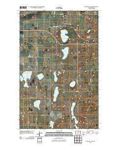 Pleasant Lake North Dakota Historical topographic map, 1:24000 scale, 7.5 X 7.5 Minute, Year 2011