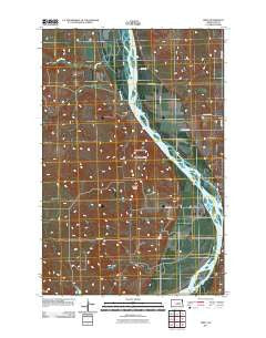 Price North Dakota Historical topographic map, 1:24000 scale, 7.5 X 7.5 Minute, Year 2011