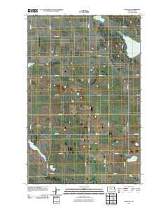 Rangeley North Dakota Historical topographic map, 1:24000 scale, 7.5 X 7.5 Minute, Year 2011