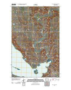 Rat Lake SE North Dakota Historical topographic map, 1:24000 scale, 7.5 X 7.5 Minute, Year 2011