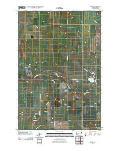 Regent North Dakota Historical topographic map, 1:24000 scale, 7.5 X 7.5 Minute, Year 2011