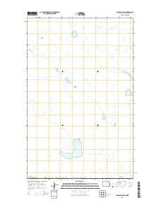 Sarles NE OE N North Dakota Current topographic map, 1:24000 scale, 7.5 X 7.5 Minute, Year 2014