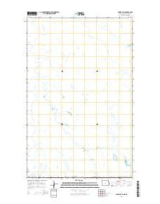 Sarles OE N North Dakota Current topographic map, 1:24000 scale, 7.5 X 7.5 Minute, Year 2014
