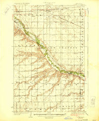 Sawyer North Dakota Historical topographic map, 1:62500 scale, 15 X 15 Minute, Year 1929