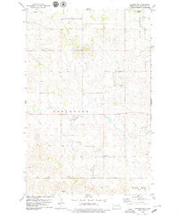 Schafer SE North Dakota Historical topographic map, 1:24000 scale, 7.5 X 7.5 Minute, Year 1978