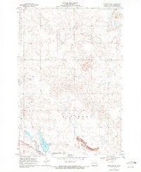 Scranton NE North Dakota Historical topographic map, 1:24000 scale, 7.5 X 7.5 Minute, Year 1969