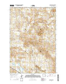 Scranton NE North Dakota Current topographic map, 1:24000 scale, 7.5 X 7.5 Minute, Year 2014
