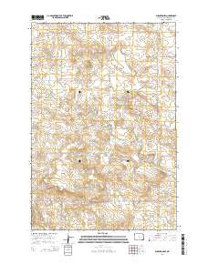 Scranton SW North Dakota Current topographic map, 1:24000 scale, 7.5 X 7.5 Minute, Year 2014