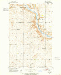 Selz NE North Dakota Historical topographic map, 1:24000 scale, 7.5 X 7.5 Minute, Year 1951