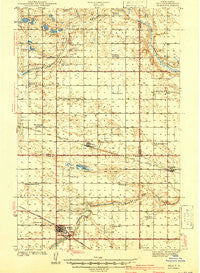 Selz North Dakota Historical topographic map, 1:62500 scale, 15 X 15 Minute, Year 1941