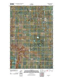 Sharon North Dakota Historical topographic map, 1:24000 scale, 7.5 X 7.5 Minute, Year 2011