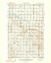 Sheyenne Lake North Dakota Historical topographic map, 1:62500 scale, 15 X 15 Minute, Year 1947