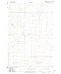Sibley Butte North Dakota Historical topographic map, 1:24000 scale, 7.5 X 7.5 Minute, Year 1975