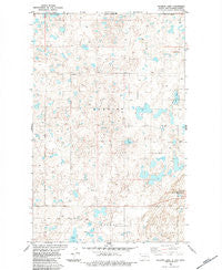 Skjermo Lake North Dakota Historical topographic map, 1:24000 scale, 7.5 X 7.5 Minute, Year 1983