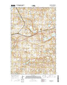 Stanley SE North Dakota Current topographic map, 1:24000 scale, 7.5 X 7.5 Minute, Year 2014