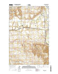 Stanton North Dakota Current topographic map, 1:24000 scale, 7.5 X 7.5 Minute, Year 2014