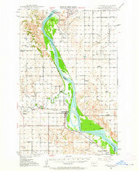 Stanton North Dakota Historical topographic map, 1:62500 scale, 15 X 15 Minute, Year 1948