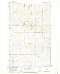 Starkweather NE North Dakota Historical topographic map, 1:24000 scale, 7.5 X 7.5 Minute, Year 1962
