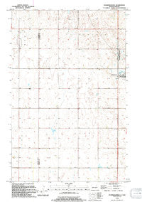 Starkweather North Dakota Historical topographic map, 1:24000 scale, 7.5 X 7.5 Minute, Year 1994