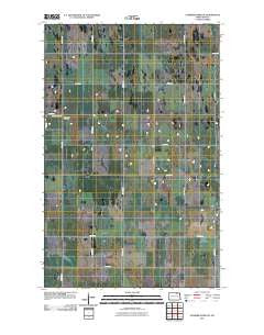 Starkweather NE North Dakota Historical topographic map, 1:24000 scale, 7.5 X 7.5 Minute, Year 2011