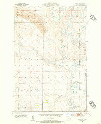 Steele NE North Dakota Historical topographic map, 1:24000 scale, 7.5 X 7.5 Minute, Year 1952