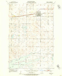 Steele North Dakota Historical topographic map, 1:24000 scale, 7.5 X 7.5 Minute, Year 1952