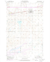 Steele North Dakota Historical topographic map, 1:24000 scale, 7.5 X 7.5 Minute, Year 1952