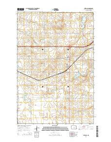 Sterling North Dakota Current topographic map, 1:24000 scale, 7.5 X 7.5 Minute, Year 2014