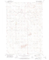 Stony Butte North Dakota Historical topographic map, 1:24000 scale, 7.5 X 7.5 Minute, Year 1973