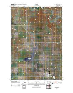 Strasburg North Dakota Historical topographic map, 1:24000 scale, 7.5 X 7.5 Minute, Year 2011
