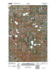 Streeter SE North Dakota Historical topographic map, 1:24000 scale, 7.5 X 7.5 Minute, Year 2011