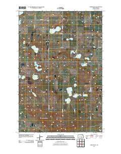 Streeter SE North Dakota Historical topographic map, 1:24000 scale, 7.5 X 7.5 Minute, Year 2011