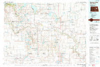 Stump Lake North Dakota Historical topographic map, 1:100000 scale, 30 X 60 Minute, Year 1985