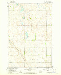 Sutton NE North Dakota Historical topographic map, 1:24000 scale, 7.5 X 7.5 Minute, Year 1961