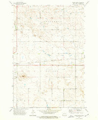 Talbot Butte North Dakota Historical topographic map, 1:24000 scale, 7.5 X 7.5 Minute, Year 1973