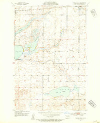 Tappen South North Dakota Historical topographic map, 1:24000 scale, 7.5 X 7.5 Minute, Year 1952