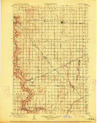 Tower North Dakota Historical topographic map, 1:125000 scale, 30 X 30 Minute, Year 1897