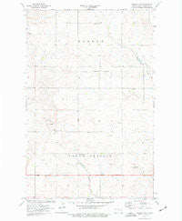 Trenton NW North Dakota Historical topographic map, 1:24000 scale, 7.5 X 7.5 Minute, Year 1974
