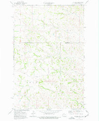 Trotters SE North Dakota Historical topographic map, 1:24000 scale, 7.5 X 7.5 Minute, Year 1974