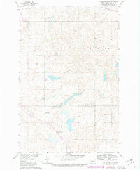 Turtle Creek NE North Dakota Historical topographic map, 1:24000 scale, 7.5 X 7.5 Minute, Year 1961
